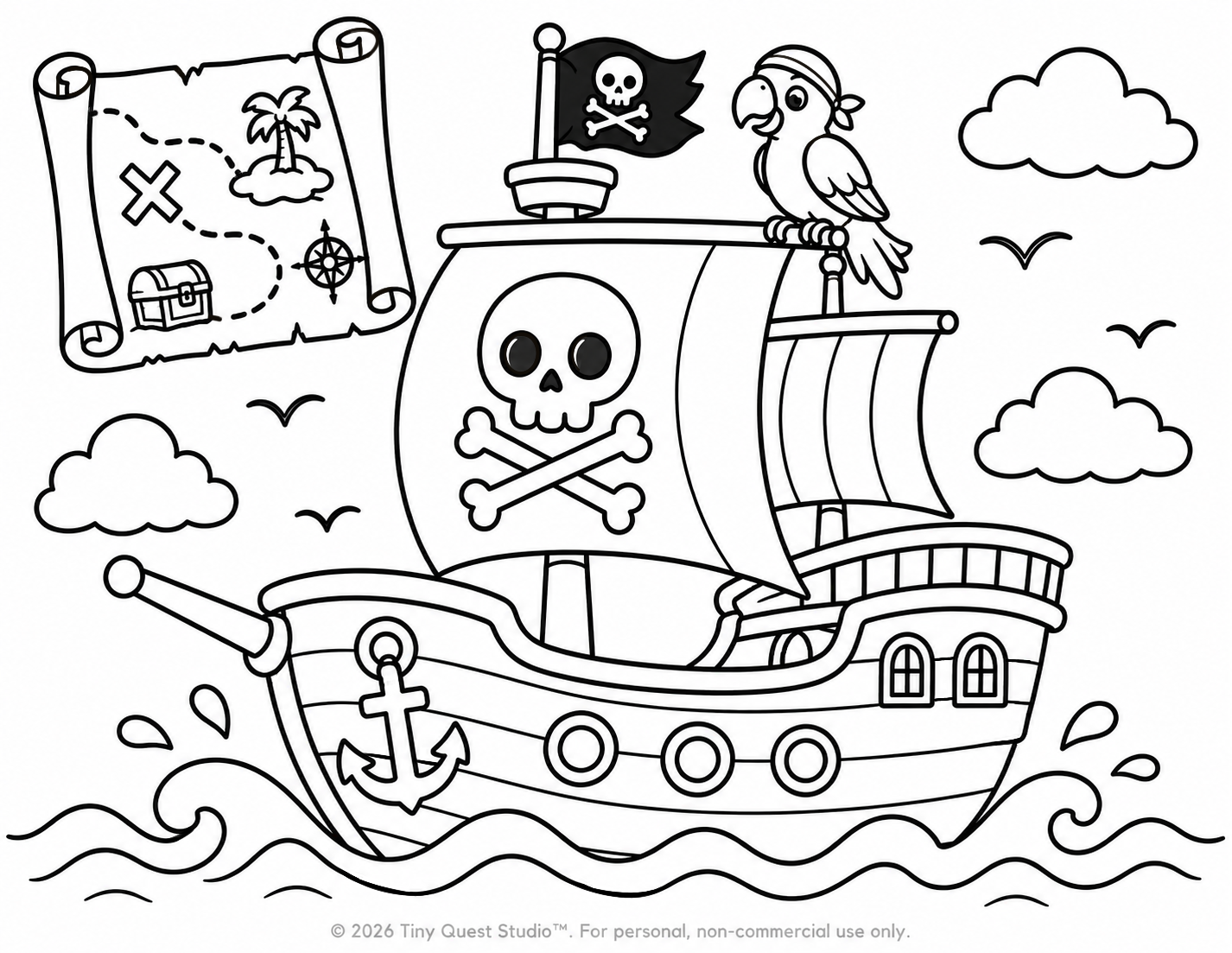 Sunny the Explorer coloring page