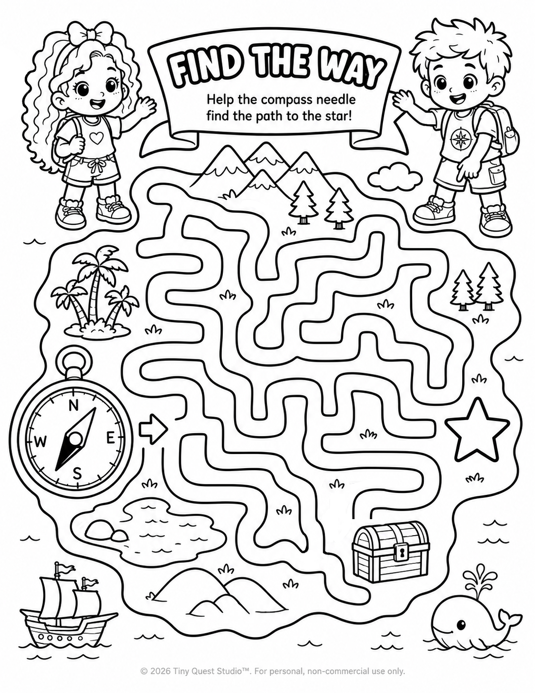 Road trip maze